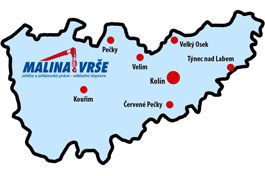 Působnost Malina Vrše v oblasti Kolína